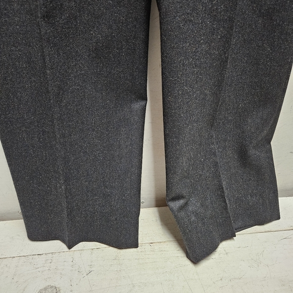 John Alexander charcoal grey 100% wool dress pants ~ mens 34x30 - Picture 4 of 11